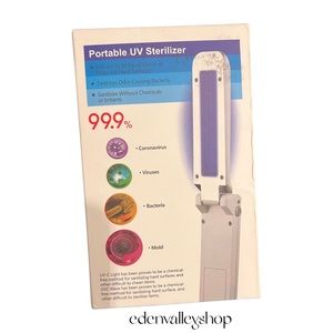 Portable UV Sterilizer - sanitizer & disinfectant for phone, iPad, keyboard, etc